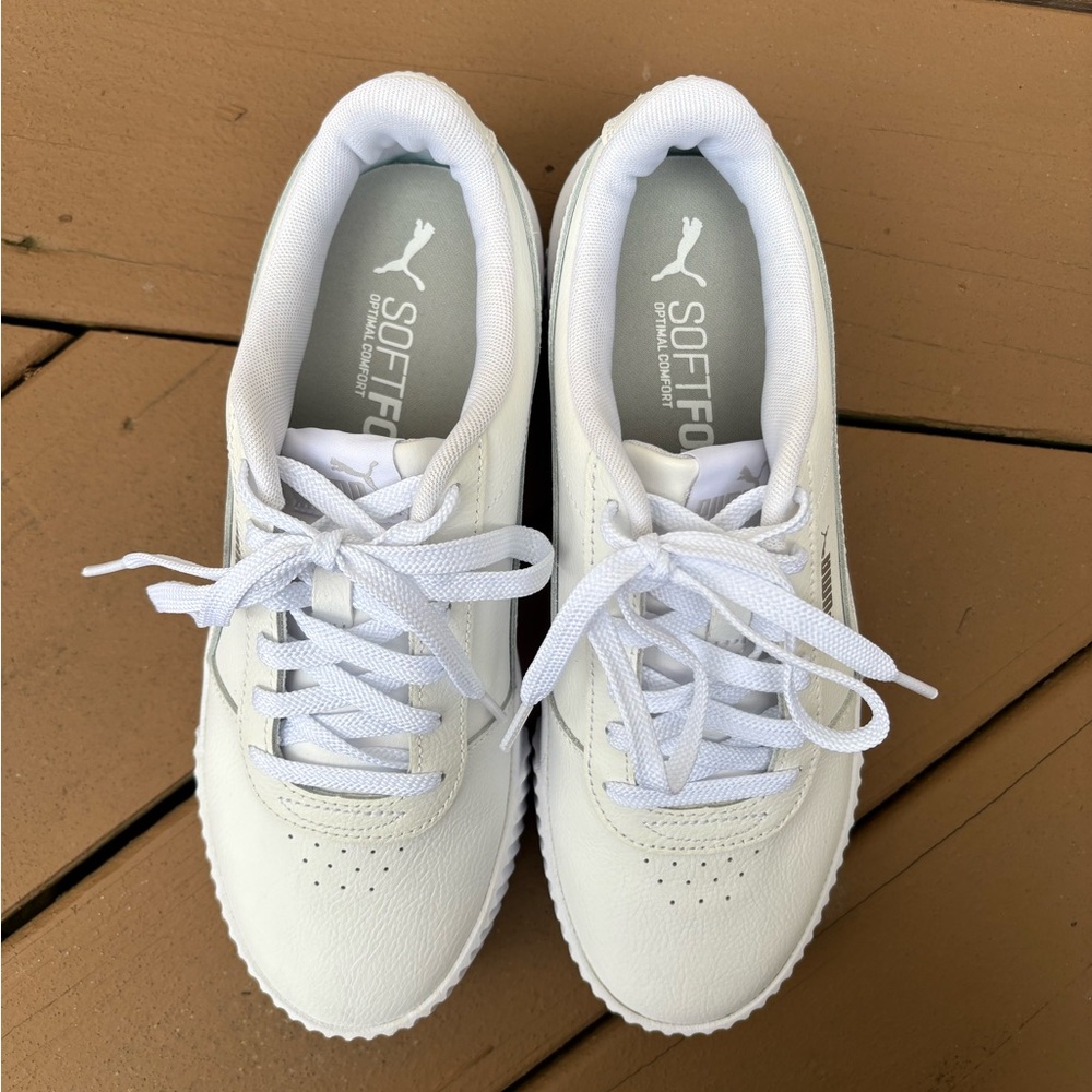 Puma White SoftFoam Comfort Sneakers